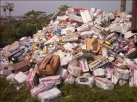 Environ 20 tonnes de produits contrefaits saisis dans le Tonkpi